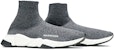 Balenciaga Speed Trainer 'Kelabu Putih Hitam' 587286 W15A1 1020