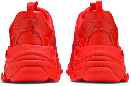 バレンシアガ トリプルS ロゴ総柄 レッド 536737 W2FA1 6010 Details for バレンシアガ トリプルS ロゴ総柄 レッド 536737 W2FA1 6010