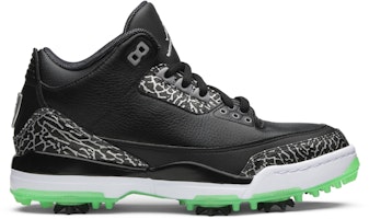 Air Jordan 3 Retro Golf Black Green Glow AJ3783-001 Air Jordan 3 Retro Golf Black Green Glow AJ3783-001