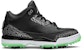 Air Jordan 3 Retro Golf Hitam Hijau Glow AJ3783-001