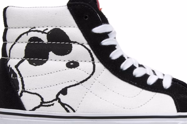 Peanuts x Vans Sk8 Hi Reissue Joe Cool VN0A2XSBOQU VN0A2XSBOQU