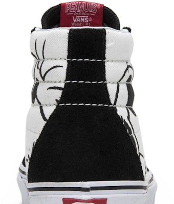 Peanuts x Vans Sk8-Hi 重新版「Joe Cool」VN0A2XSBOQU Sizing Peanuts x Vans Sk8-Hi 重新版「Joe Cool」VN0A2XSBOQU