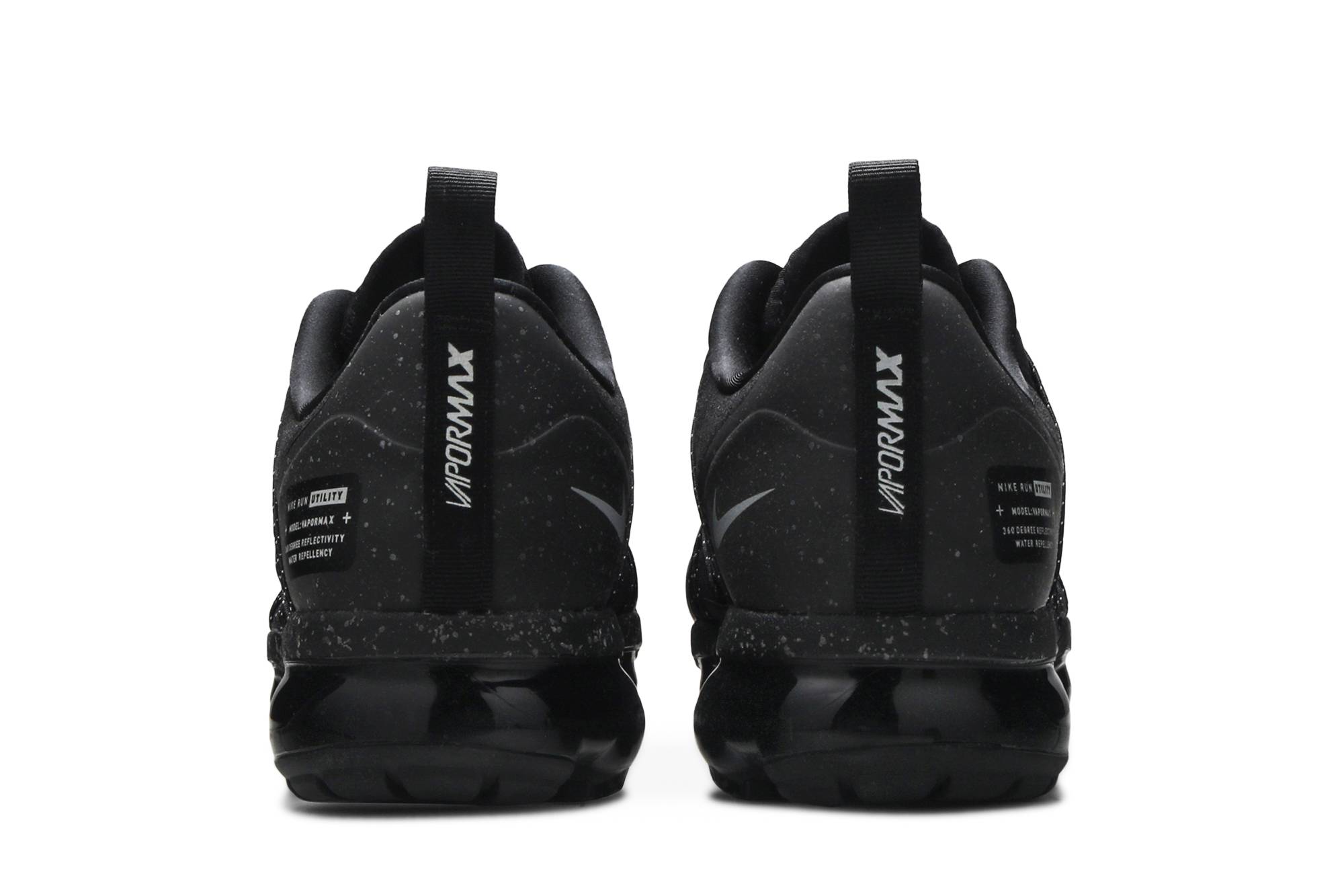 vapormax run utility black reflect silver