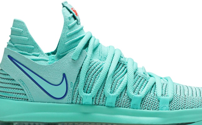 Nike kd top 10 hyper turquoise