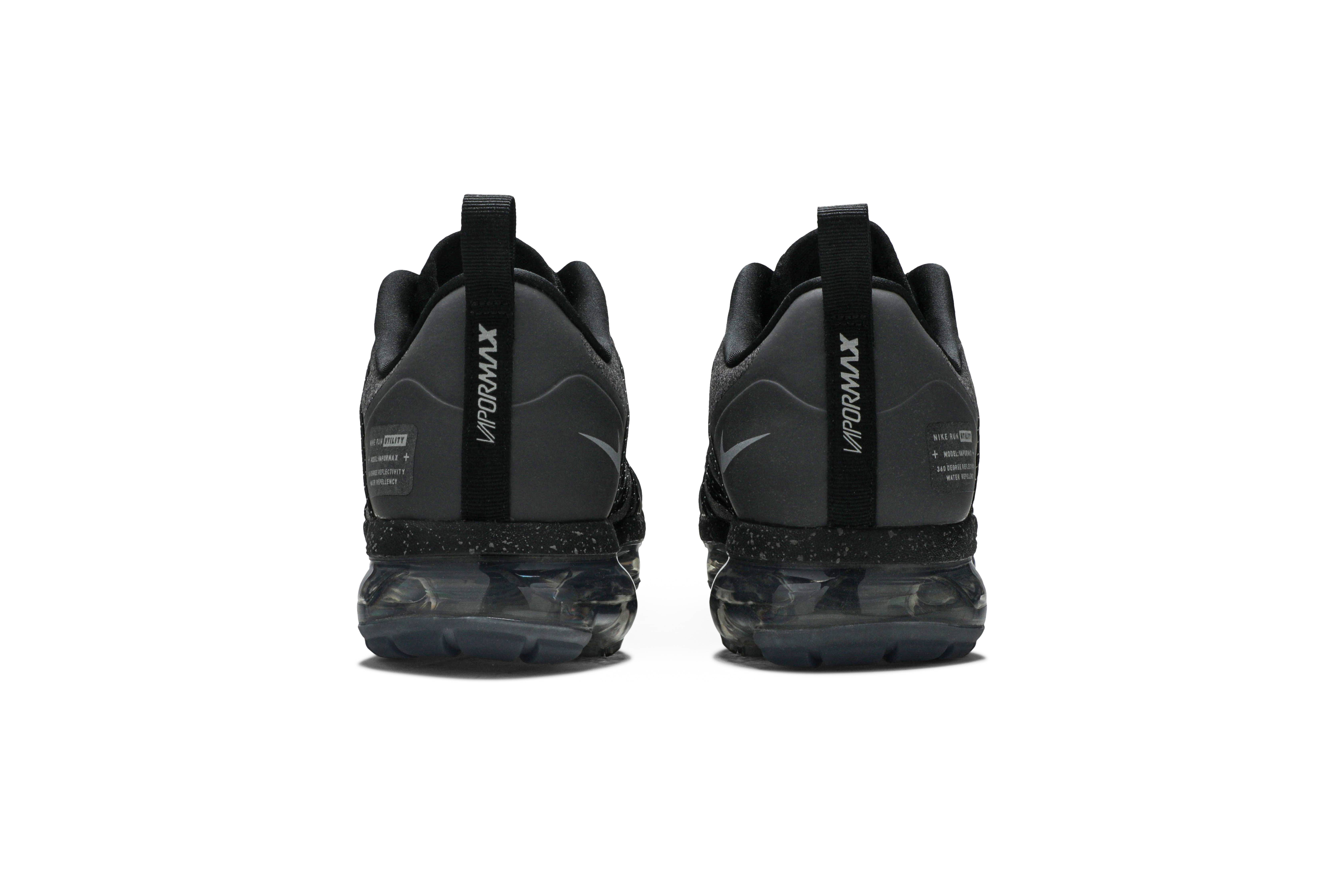 nike air vapormax run utility black reflect silver