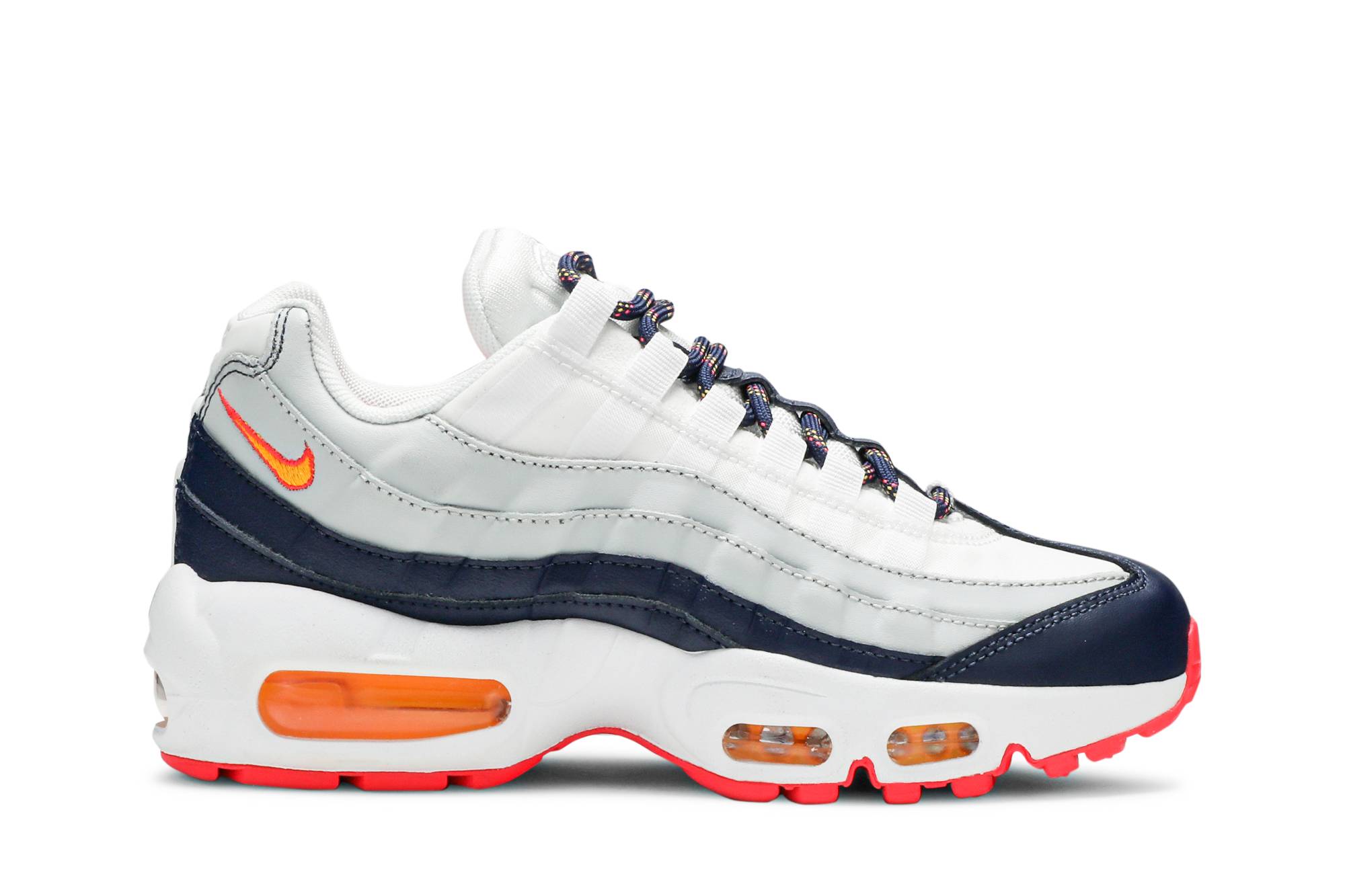 air max 95 midnight navy laser orange
