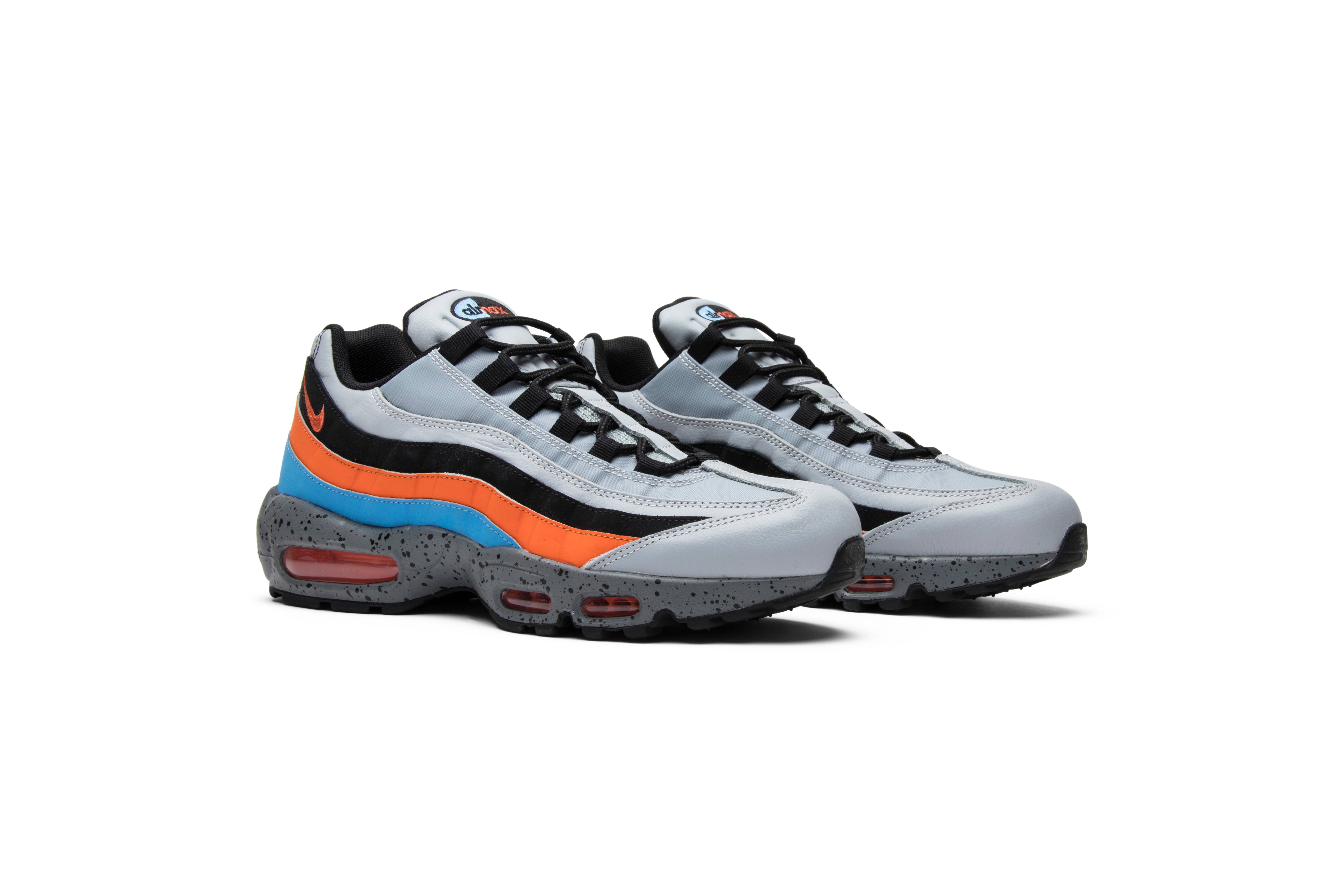 air max 95 wolf grey safety orange
