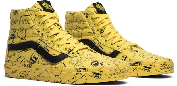 花生漫畫 x Vans Sk8-Hi '查理布朗玉米黃' VN0A2XSBQX4 Cheap 花生漫畫 x Vans Sk8-Hi '查理布朗玉米黃' VN0A2XSBQX4