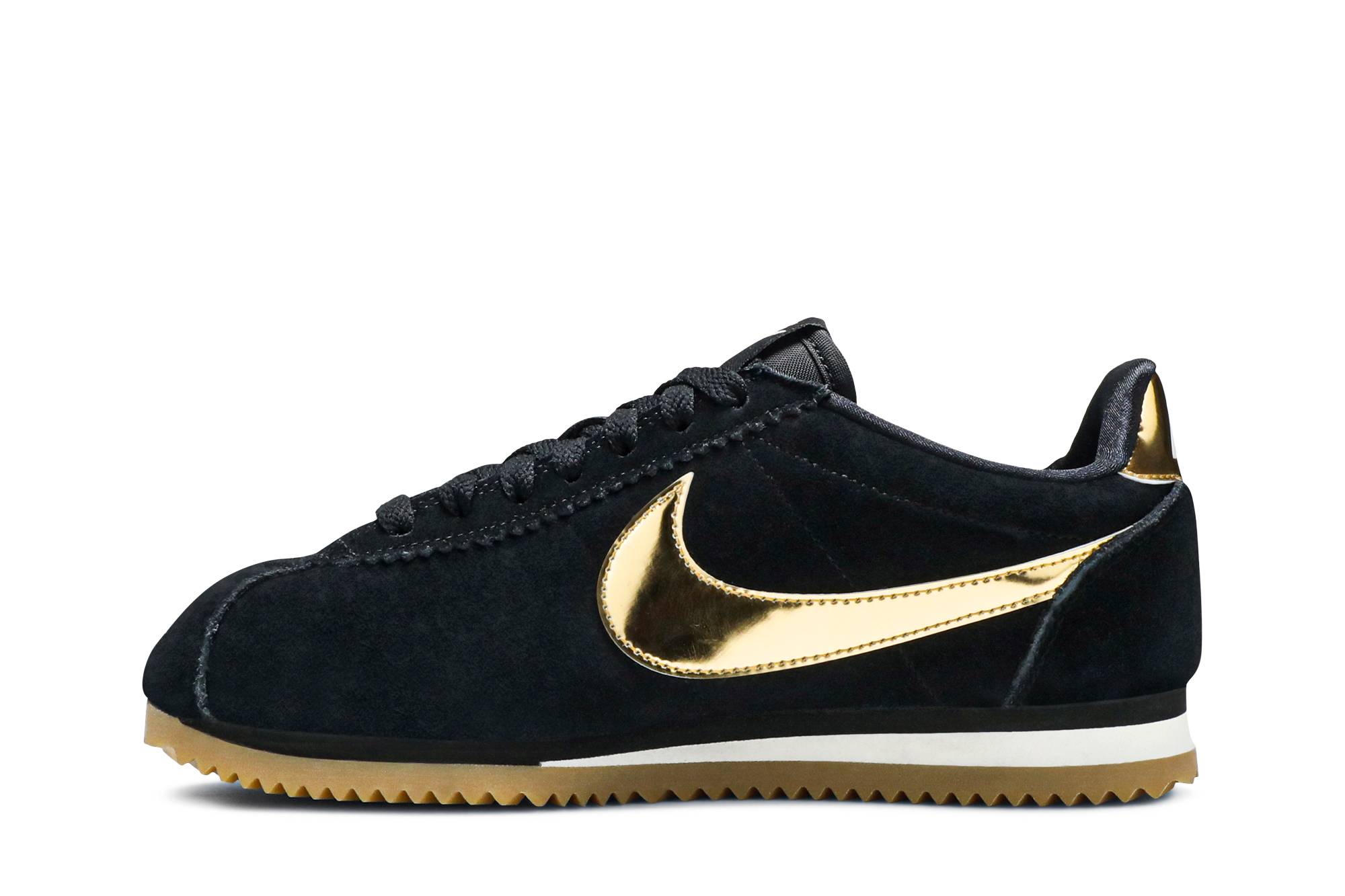 Lookbook (W) 耐克经典Cortez 黑金胶鞋 902856-014