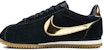 (W) Nike Classic Cortez Hitam Emas Metalik Gum 902856-014