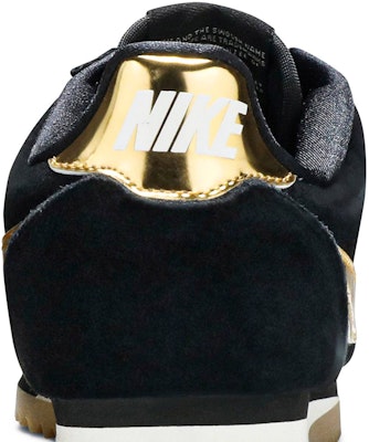 (Women) Nike Classic Cortez Black Metallic Gold Gum 902856-014 Sizing (Women) Nike Classic Cortez Black Metallic Gold Gum 902856-014