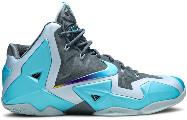 Nike lebron 11 gamma top blue