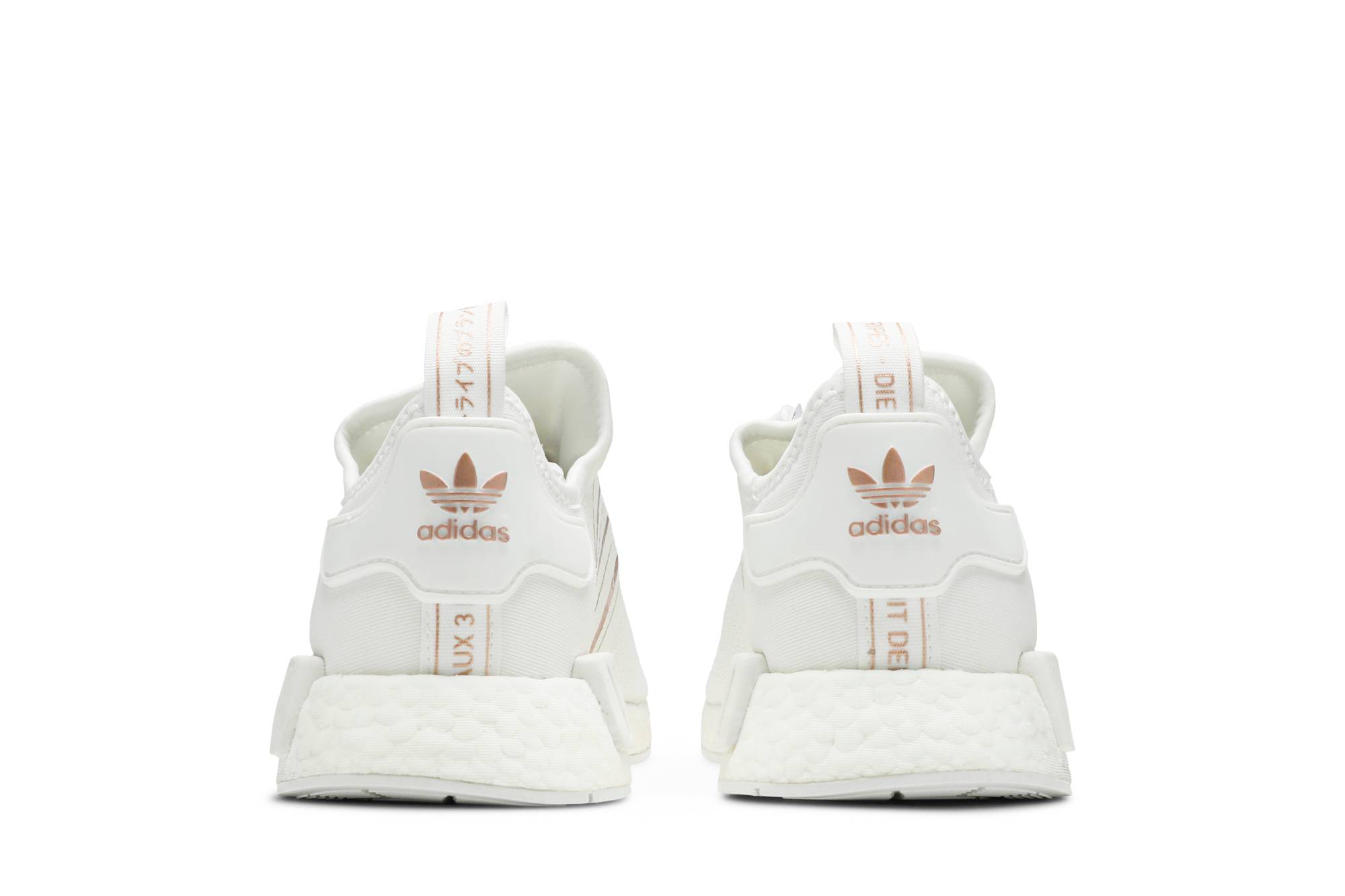 tan and pink adidas nmd