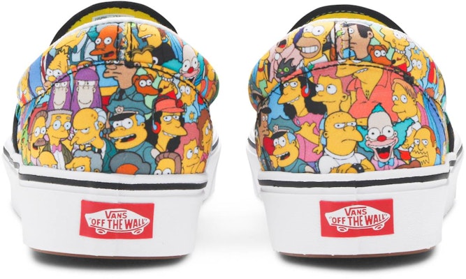 The Simpsons x Vans ComfyCush Slip-On 'Springfield' VN0A3WMD1TJ Details for The Simpsons x Vans ComfyCush Slip-On 'Springfield' VN0A3WMD1TJ