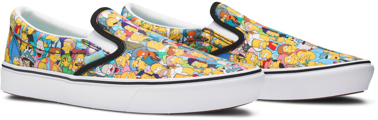 The Simpsons x Vans ComfyCush Slip-On 'Springfield' VN0A3WMD1TJ Cheap The Simpsons x Vans ComfyCush Slip-On 'Springfield' VN0A3WMD1TJ