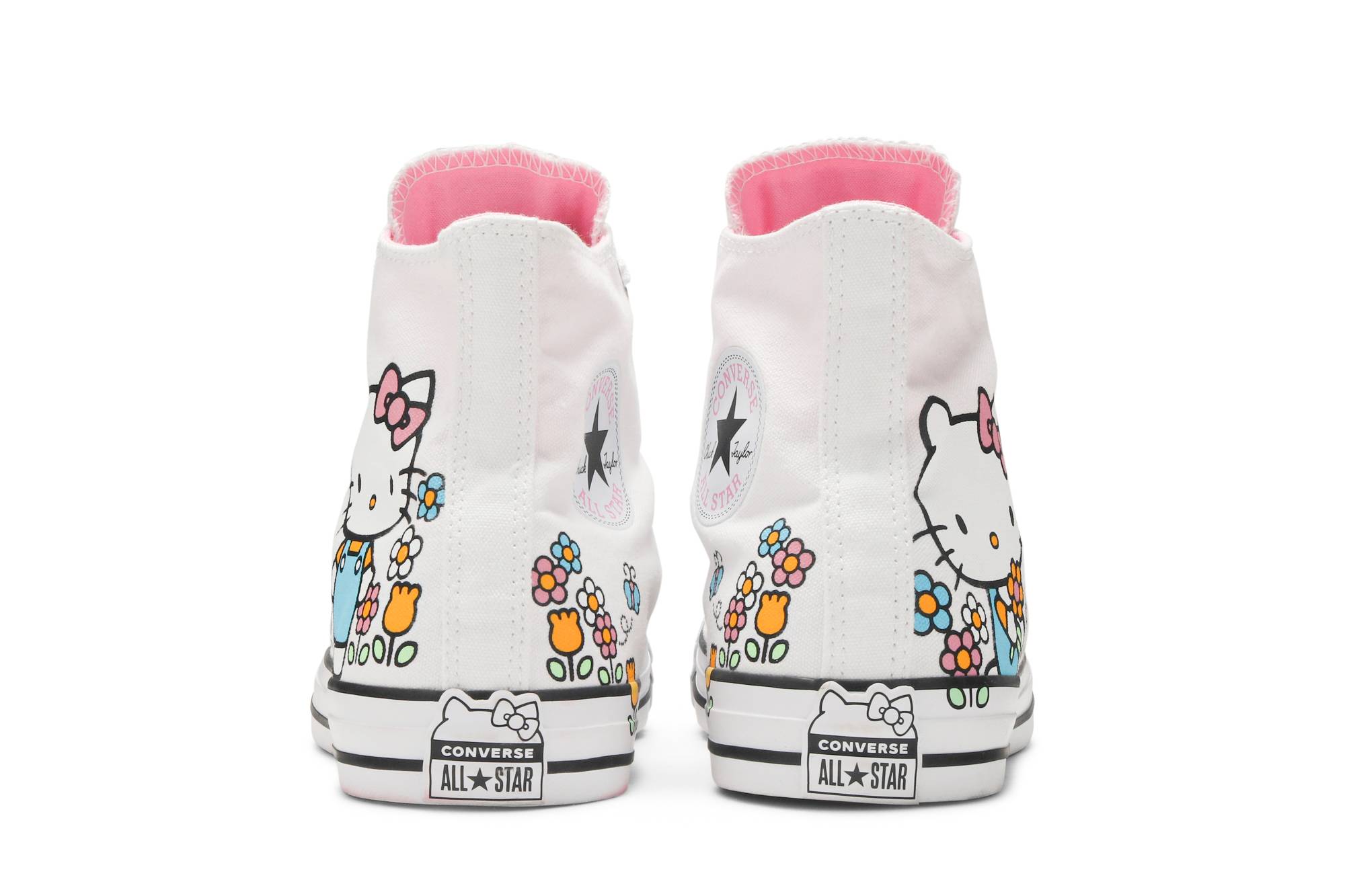 hello kitty x chuck taylor all star hi flowers