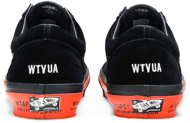 WTAPS x Vans Old Skool LX 'Black Orange' VN0A4P3X20E1 Details for WTAPS x Vans Old Skool LX 'Black Orange' VN0A4P3X20E1