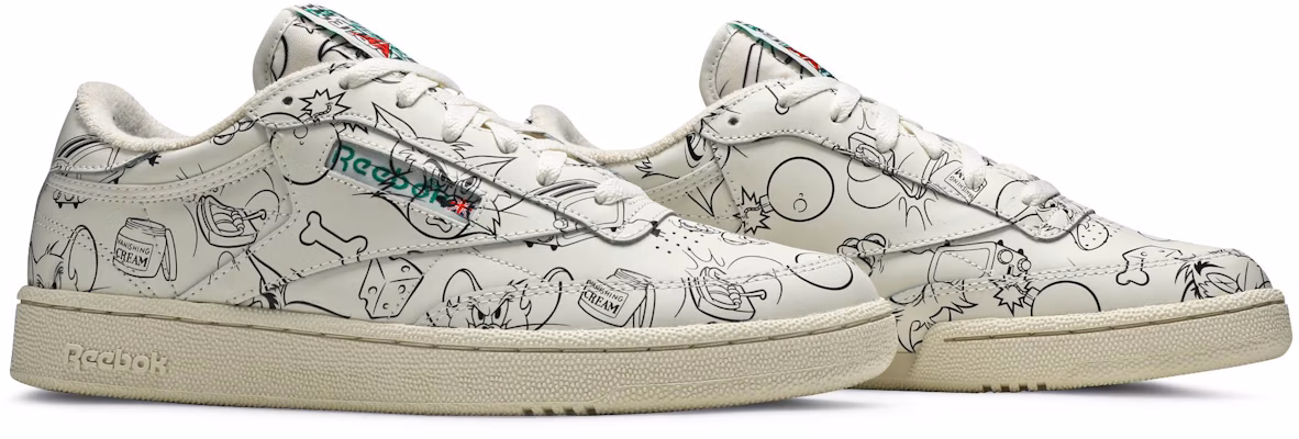Tom & Jerry x Reebok Club C 'Sketch' FX4011 Cheap Tom & Jerry x Reebok Club C 'Sketch' FX4011