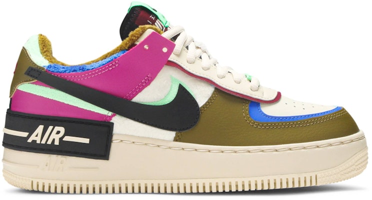 Nike air force 1 2025 womens pink & white flowers