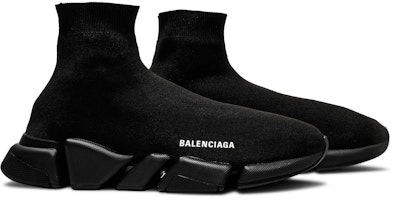 バレンシアガ スピード2.0 ニット (ブラック) 617239 W1701 1013 Cheap バレンシアガ スピード2.0 ニット (ブラック) 617239 W1701 1013