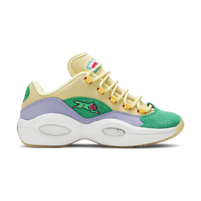 BBC Ice Cream Reebok Question Low 'Yellow Lilac Glow'