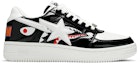 Buy A Bathing Ape Bapesta Low M1 'Shark Face - Hitam' 1G80191009 BLK