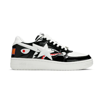 BAPE Bapesta Low M1 'Shark Face - Black'