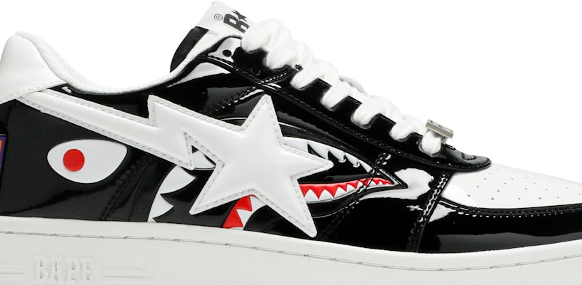 A Bathing Ape Bapesta Low M1 'Shark Face - Black' 1G80191009 BLK Order A Bathing Ape Bapesta Low M1 'Shark Face - Black' 1G80191009 BLK