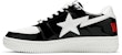 A Bathing Ape Bapesta Low M1 'Shark Face - Hitam' 1G80191009 BLK