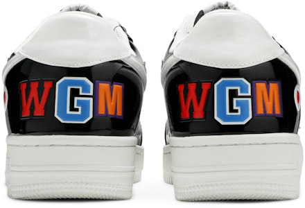 베이프 베이프스타 로우 M1 '샤크페이스 - 블랙' 1G80191009 BLK Details for 베이프 베이프스타 로우 M1 '샤크페이스 - 블랙' 1G80191009 BLK