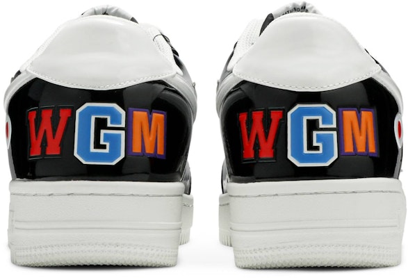 A Bathing Ape Bapesta Low M1 'Shark Face - Black' 1G80191009 BLK Details for A Bathing Ape Bapesta Low M1 'Shark Face - Black' 1G80191009 BLK