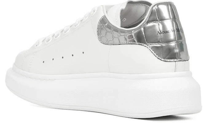 Alexander mcqueen sneakers silver best sale back