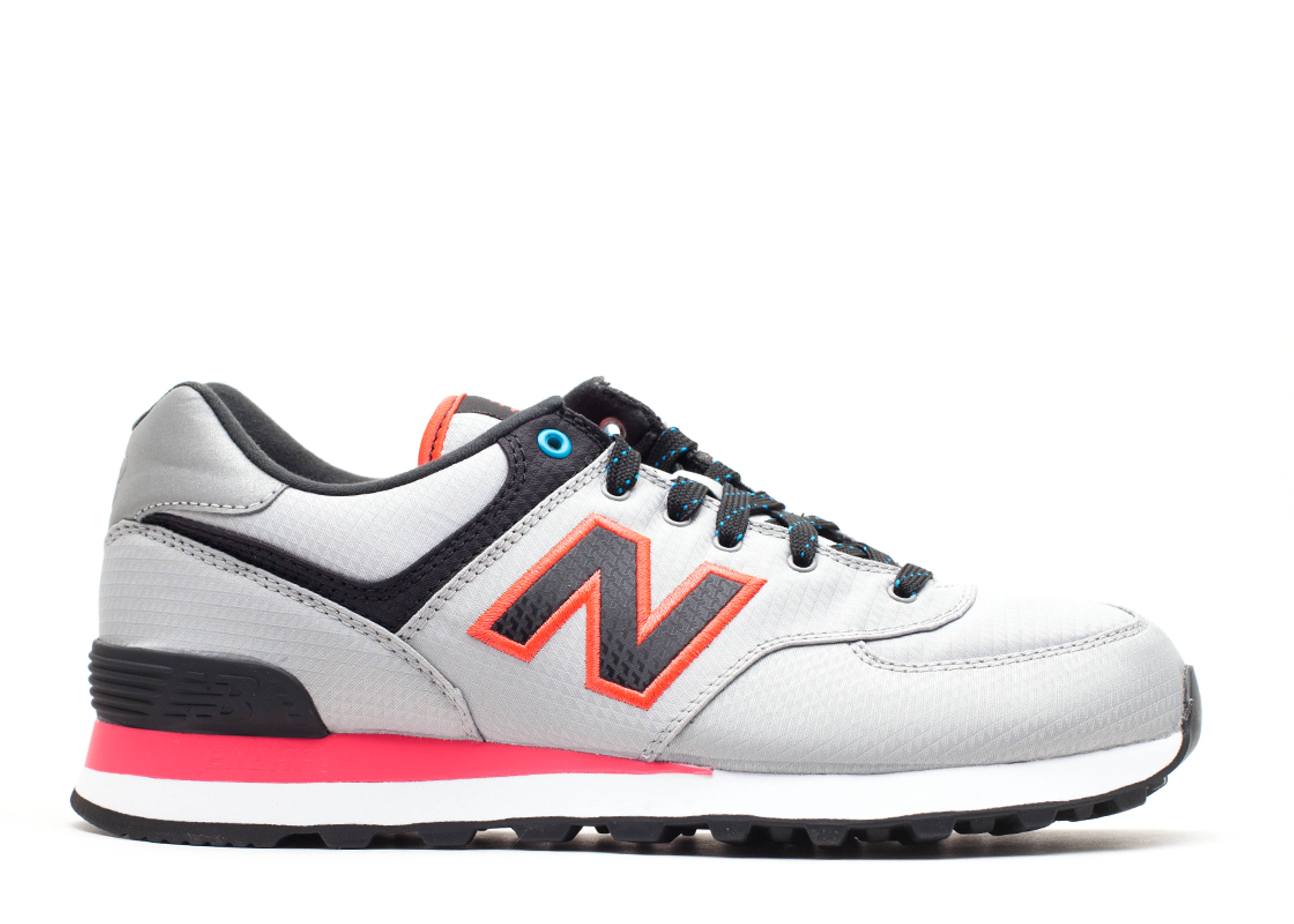 New Balance 574 Windbreaker Grey/Black ‘Pink ML574WPG Novelship