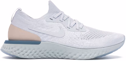 (Women) Nike Epic React Flyknit Pure Platinum Celestial Teal AQ0070-014 (Women) Nike Epic React Flyknit Pure Platinum Celestial Teal AQ0070-014