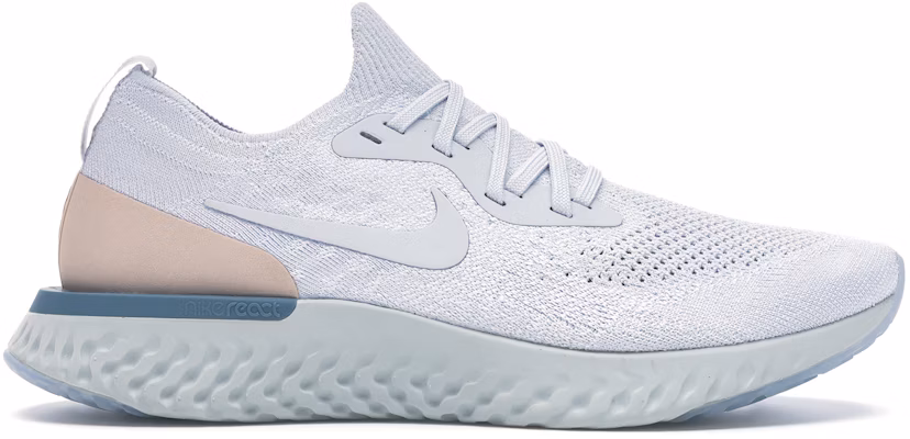 (Women) Nike Epic React Flyknit Pure Platinum Celestial Teal AQ0070-014 Buy (Women) Nike Epic React Flyknit Pure Platinum Celestial Teal AQ0070-014
