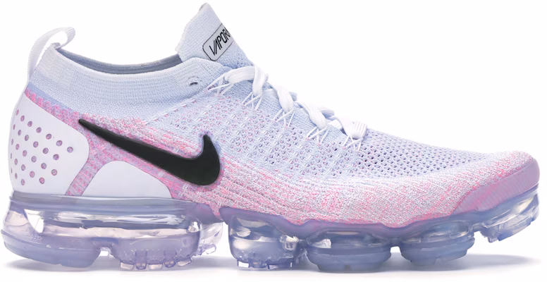 Air vapormax flyknit top 2 blue and white
