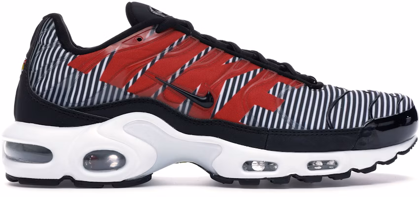 Nike Air Max Plus Striped Black White AT0040 001 AT0040 001