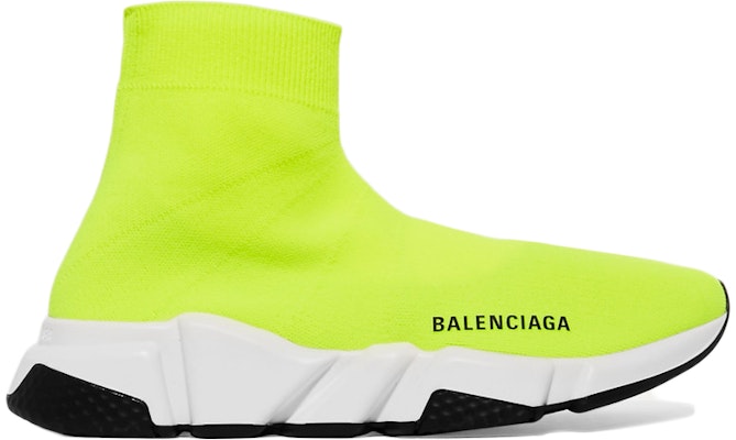 Balenciaga speed sales trainer neon yellow