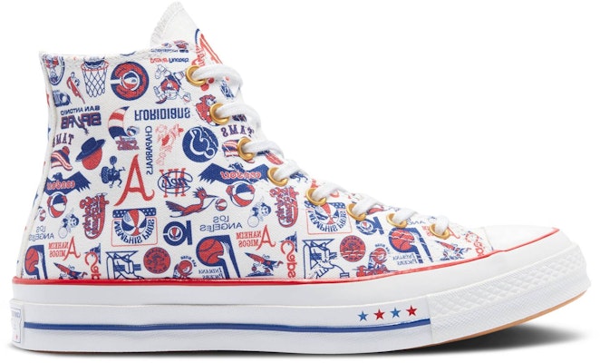 Red white and blue 2025 converse womens
