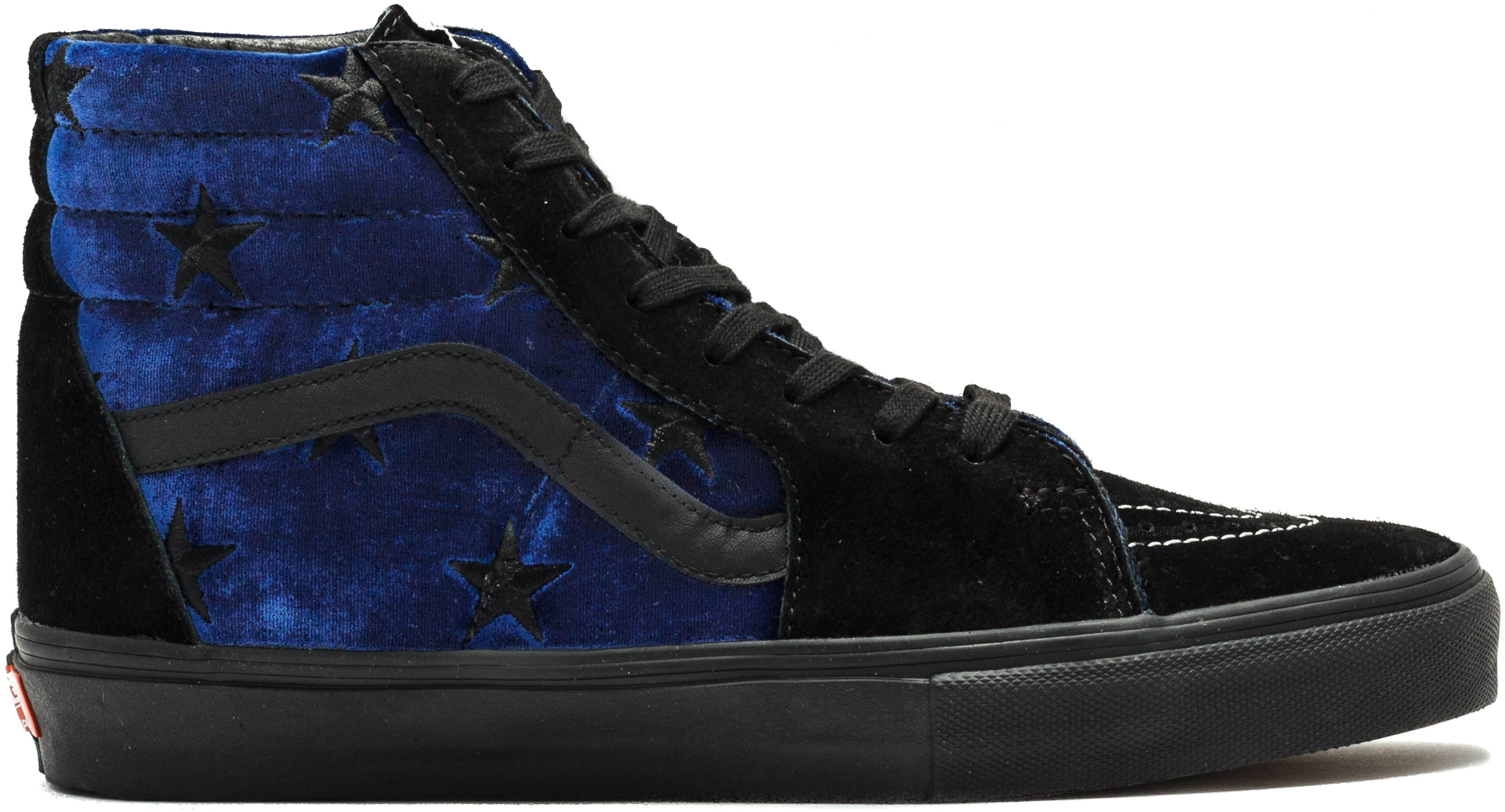 Supreme vans sk8 hi velvet best sale