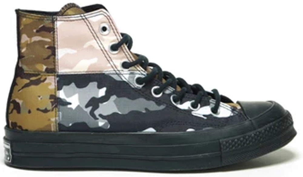 Converse Chuck 70 High 'Patchwork Blocked ‑ Camo Black' - 165912C ...