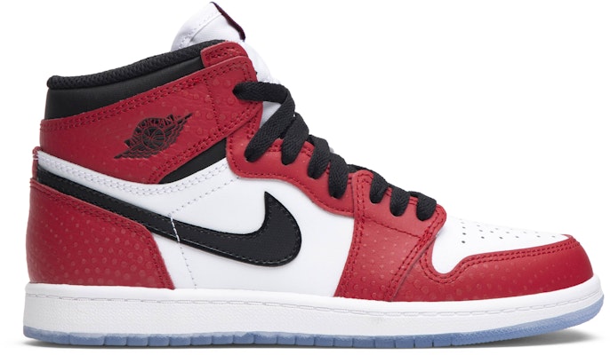 Jordan 1 retro high spiderman origin story Clearance