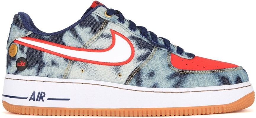 Nike air force 1 2025 low acid wash denim