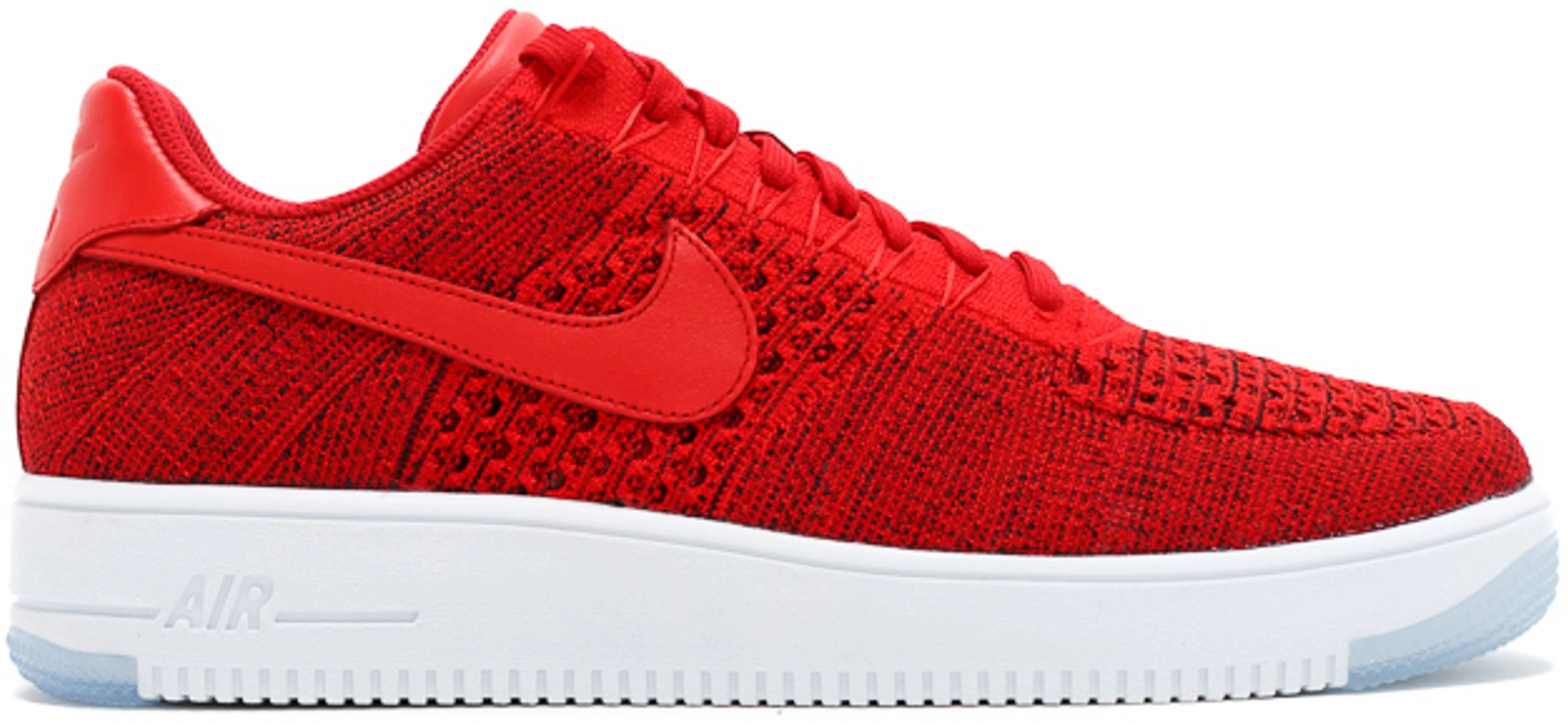 Air force 1 ultra 2025 flyknit low university red