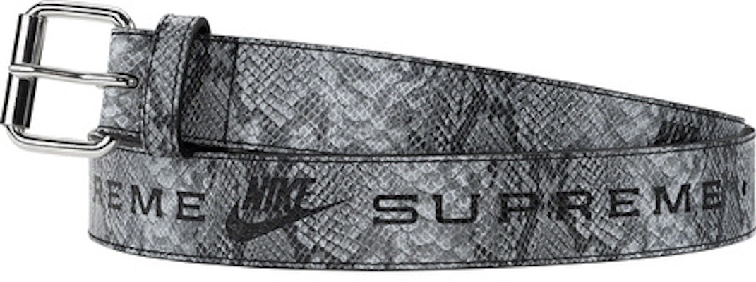 Supreme Nike Snakeskin Belt 21ss