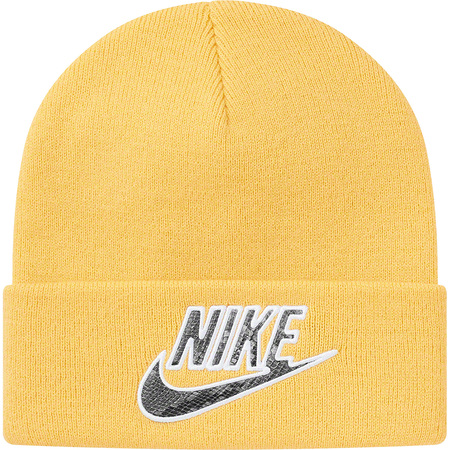 Supreme x Nike Snakeskin Beanie Pale Yellow
