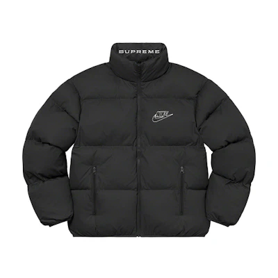 Supreme Nike Reversible Puffy Jacket Black