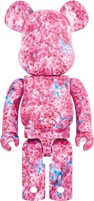 70cm Bearbrick 1000% Japan Cooljapan Pink Sakura Bearbrickly Aciton Figure  Sunflower Anime Paint Dolls Toys - AliExpress