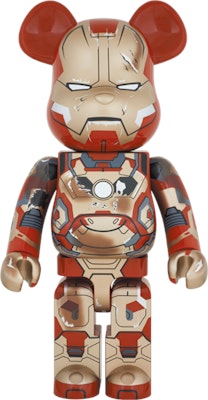 Bearbrick x Iron Man Mark XLII Damaged 1000 Multi Novelship