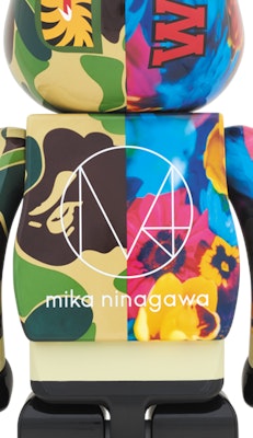 Bearbrick x BAPE x Mika Ninagawa Shark 1000% Green - Novelship